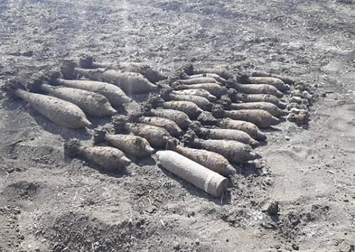 В Краснодарском крае при ремонте дороги обнаружили боеприпасы
