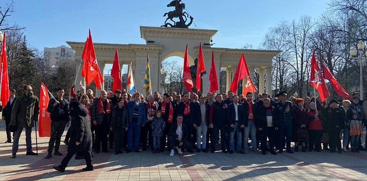 Коммунисты Кубани отметили создание Рабоче-Крестьянской Красной армии