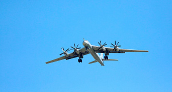 После пролёта разведчиков НАТО у Крыма два  стратегических ракетоносца Ту-95 мс с истребителями пролетели около Аляски
