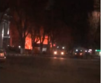 Зарево было видно в Краснодаре. В Гулькевичах сгорел магазин с фейерверками - ВИДЕО