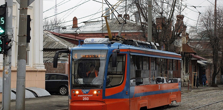 Трамвай № 4 в Краснодаре снова изменит маршрут в вечернее время
