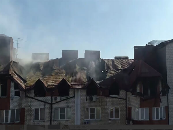В Анапе пожар повредил 24 квартиры в многоэтажке