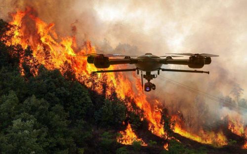 Военные беспилотники бросят на борьбу с пожарами на Кубани