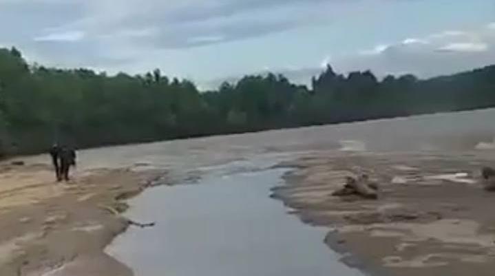 «Разлом коры в Белореченском районе?» В Минприроды Кубани заявили, что в реке Белой образовался карстовый провал – ВИДЕО