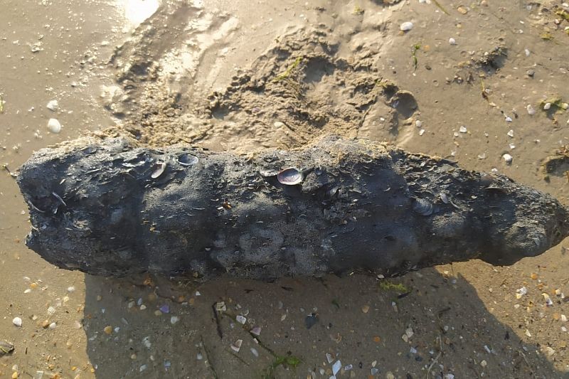 В Анапе на пляже нашли снаряд времен ВОВ