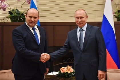 В Сочи премьер-министр Израиля Нафтали Беннет встретился с Путиным