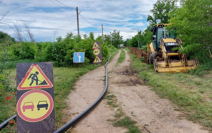 В Краснодарском крае в Новокубанском районе построили газопровод
