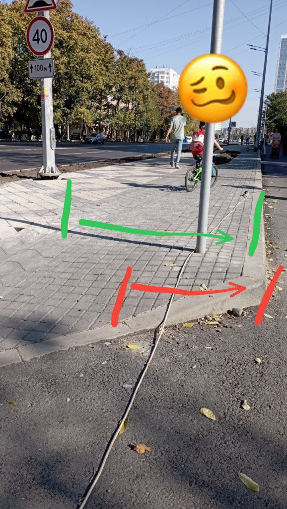Велодорожка на улице Зиповской1.jpg