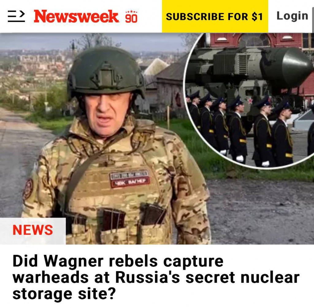 Ньюсвик пугают читателей, что Вагнер захватил ядерное оружие.jpg