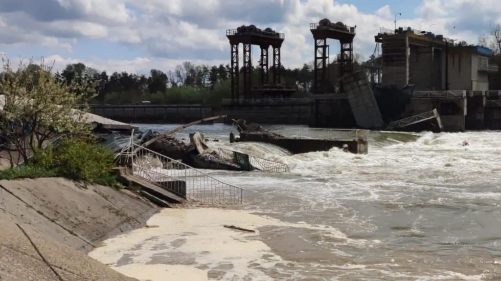 На Кубани обрушилась конструкция Федоровского гидроузла