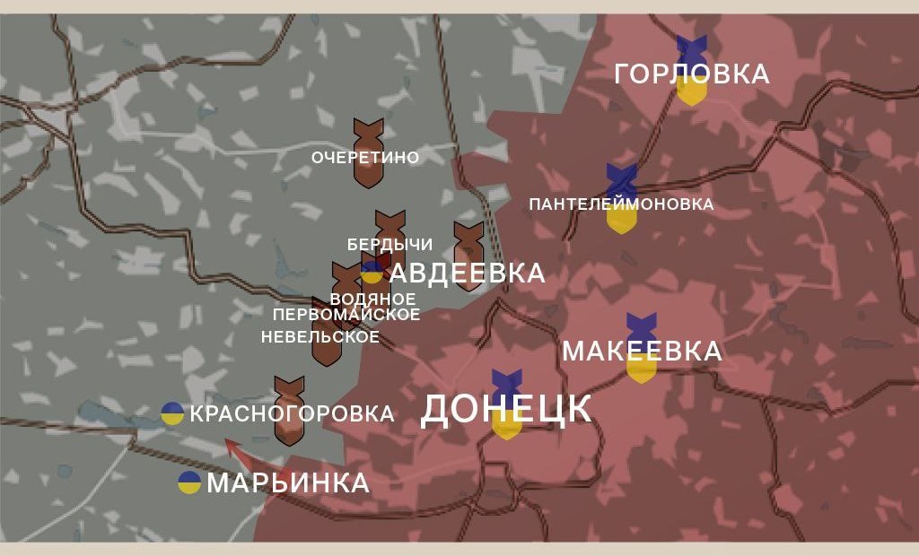 Красногоровка донецкой области показать на карте