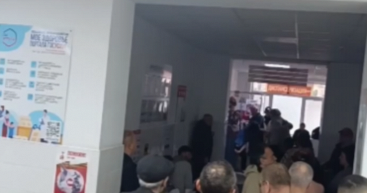 Длинные очереди выстроились на сдачу крови в поликлинике  Анапы