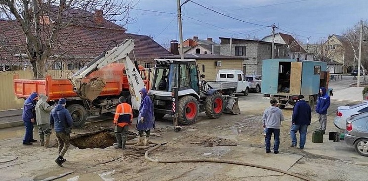  В Анапе из-за аварии на водопроводе 20 домов остались без воды