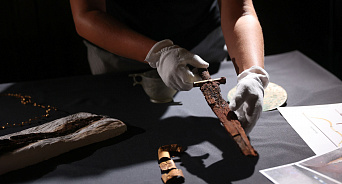  Сенсация за сенсацией: археологи нашли на Тамани древний иранский меч, до этого была разрыта могила жрицы Афродиты