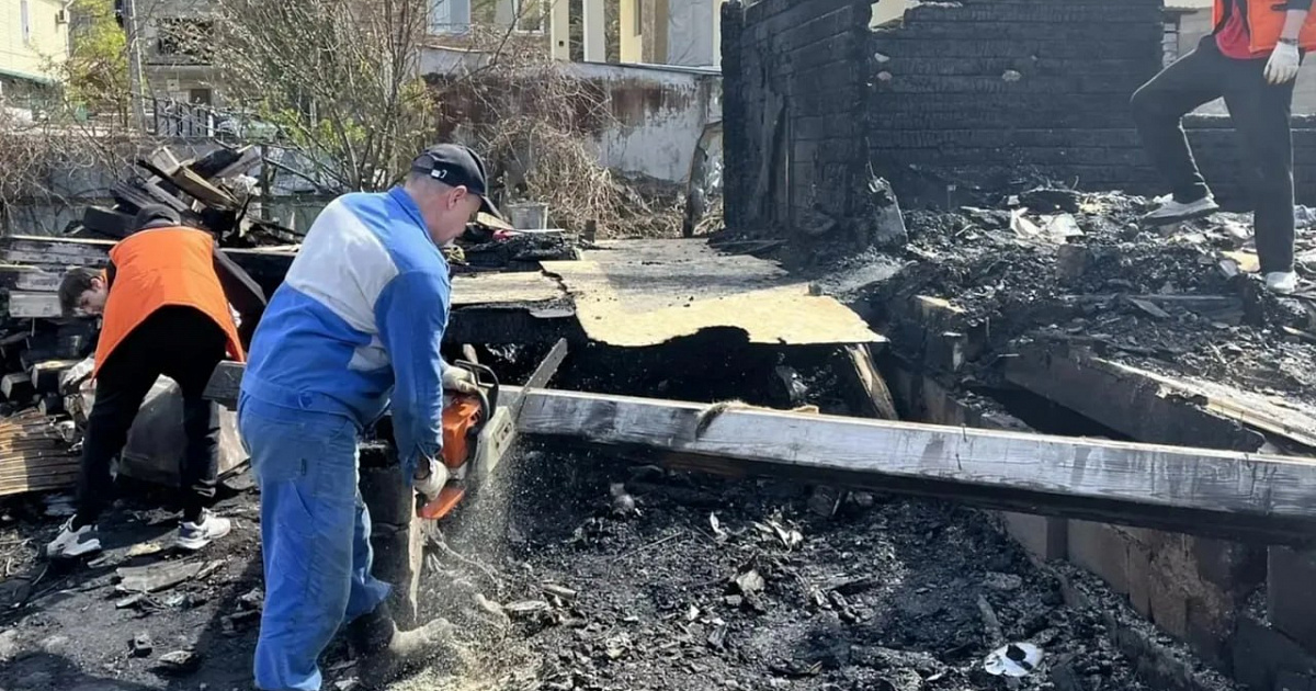 После атаки БПЛА в Туапсе полностью разобрали завалы