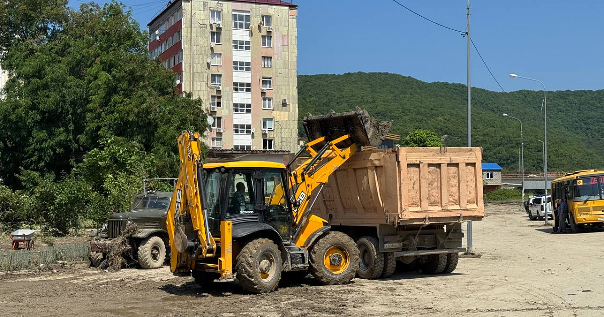 В Туапсинском районе из затопленных зон откачали более 11 тыс. кубометров воды