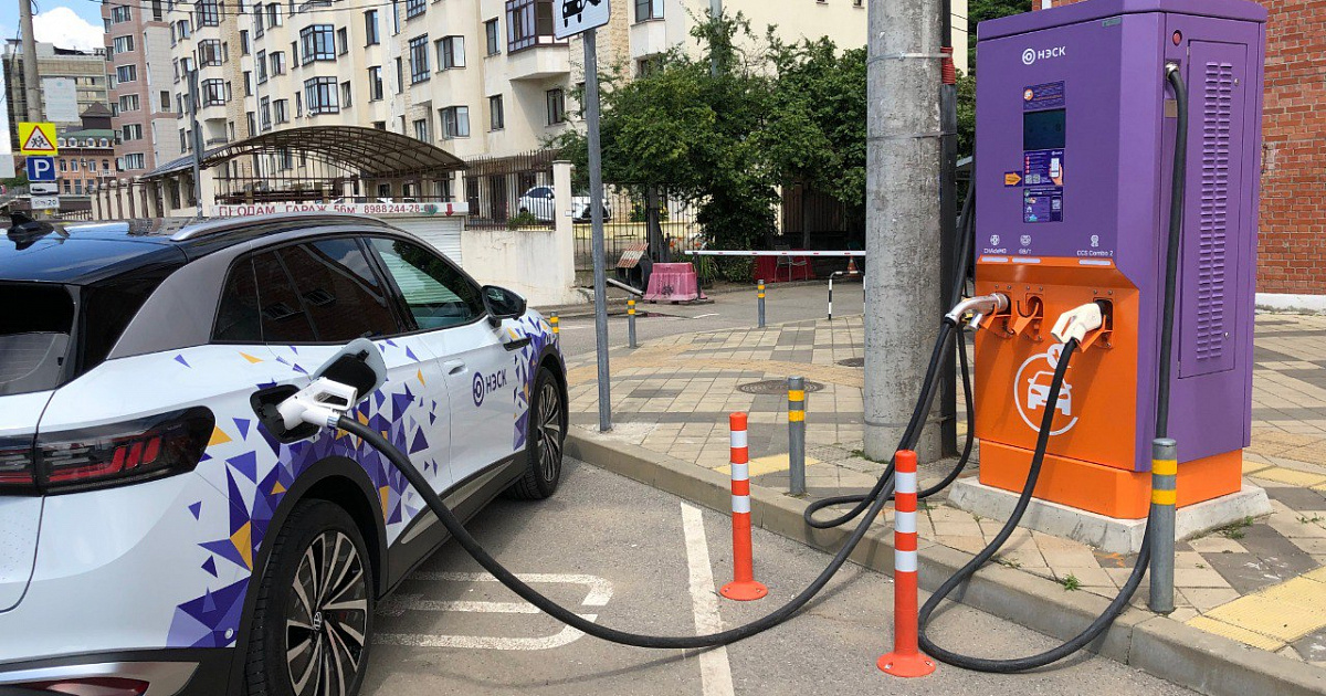 На Кубани в 2026 году установят более 50 новых электрозаправок
