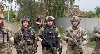 Спецназ «Ахмат» докладывает об освобождении села Катериновка - ВИДЕО