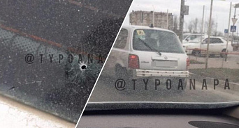На Кубани водитель в ответ на замечание открыл огонь по автомобилю с младенцем