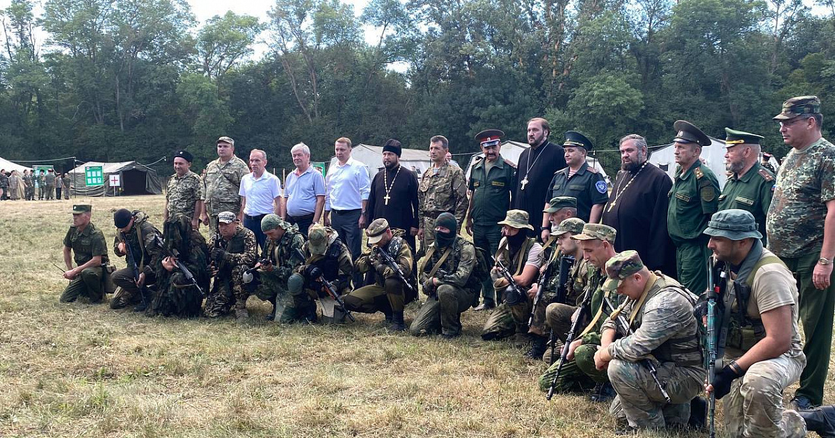 Военные сборы на Кубани: более полутора тысяч казаков отрабатывали захват территорий противника 