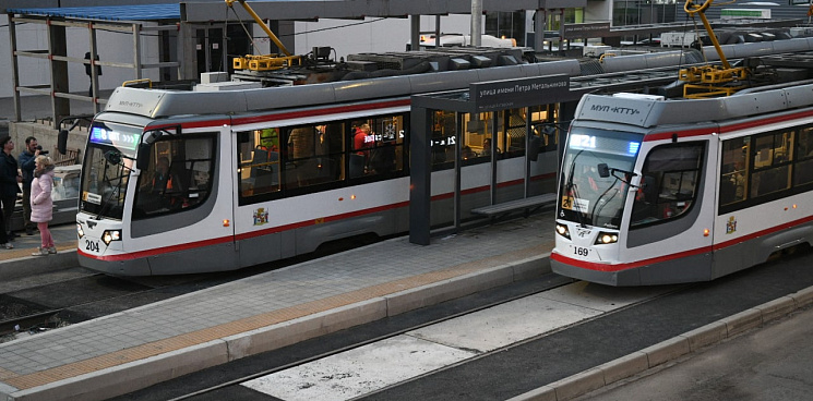 В Краснодаре впервые за 20 лет заработала новая трамвайная ветка