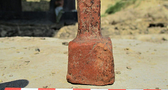 При ремонте дороги под Анапой обнаружили древний алтарь