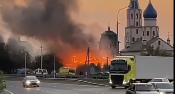 В Тимашевске сгорело общежитие Свято-Духова монастыря