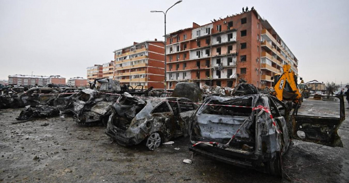 Во время атаки в ауле Новая Адыгея полностью сгорели 27 автомобилей