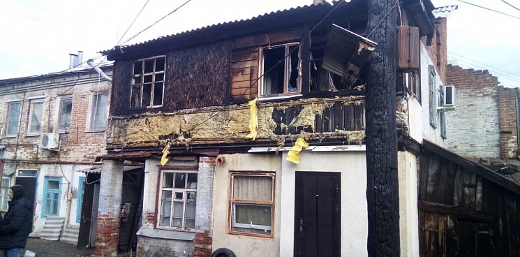 На главной улице Краснодара ночью сгорели жилые помещения