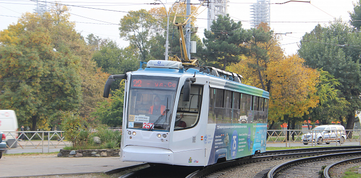 Трамвайный парк Краснодара в этом году пополнят десять новых трамваев