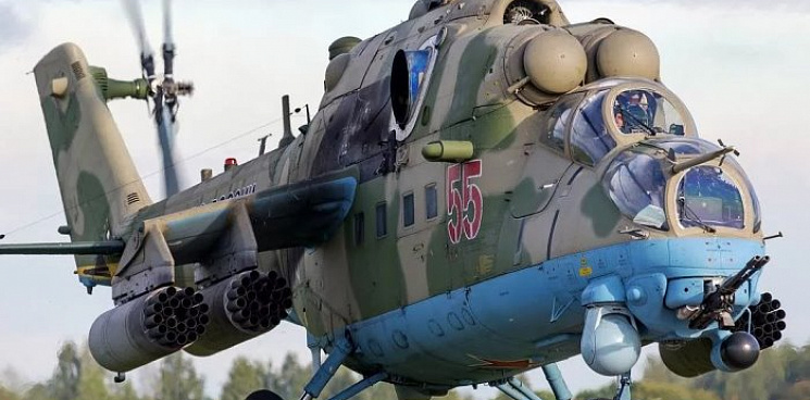 На Купянском направлении российский экипаж Ми-35 предотвратил прорыв ВСУ - ВИДЕО