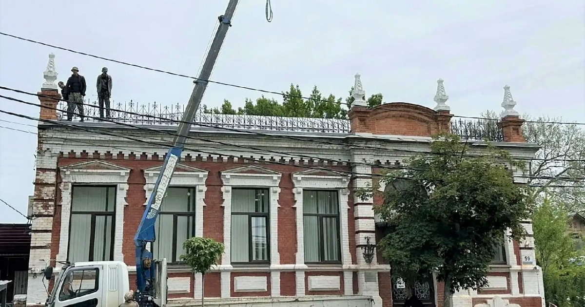 Дом Никитиной в Краснодаре реставрируют с сохранением исторического облика