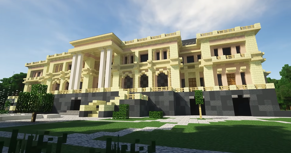 В популярной игре Minecraft воссоздали копию “дворца Путина”