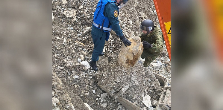 В Новороссийске нашли 250-килограммовую авиабомбу времен войны