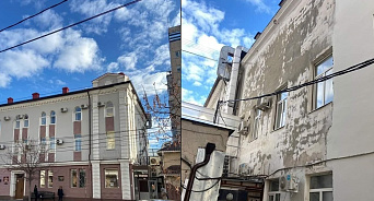 «Опять денег нет!» В Краснодаре отремонтировали памятник архитектуры только с фасада