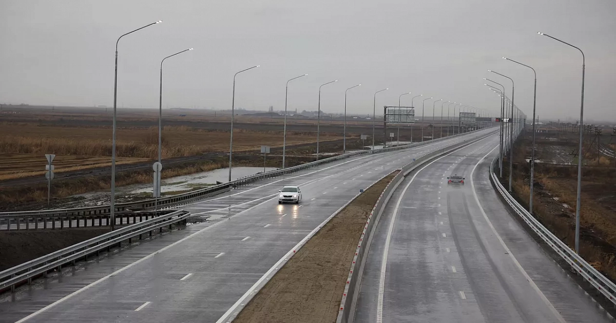 По трассе от Краснодара к Крымскому мосту проехали 6 млн авто