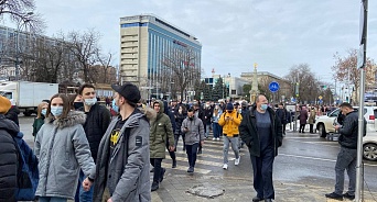 Статистика задержаний на несанкционированных митингах 31 января в Краснодарском крае 