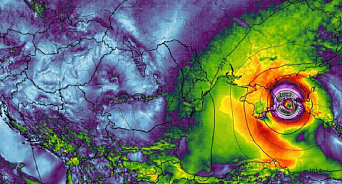 Над Черным морем появился опасный циклон