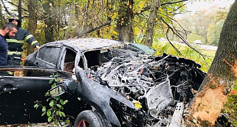 В Краснодарском крае водитель врезался в дерево и погиб