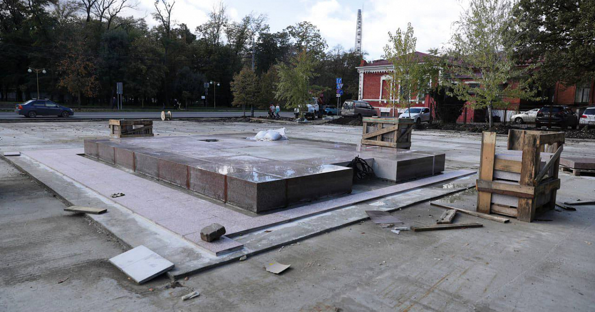 К 9 декабря в Краснодаре откроют сквер Героев Отечества