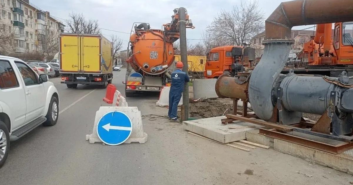 В Краснодаре на ул. Садовой ограничат движение из-за ремонта коллектора