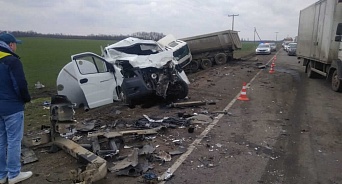   На Кубани в ДТП с участием самосвала погиб водитель «газели"