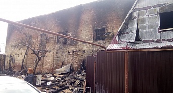 На главной улице Краснодара ночью сгорели жилые помещения