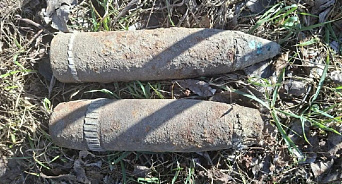 В Белореченском районе Краснодарского края уничтожили военные снаряды