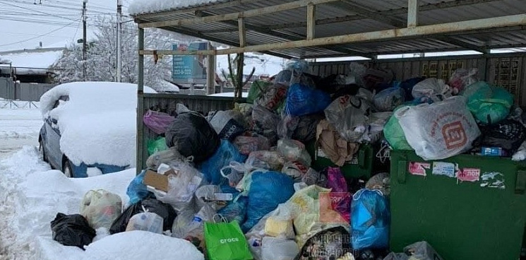 В Краснодаре продолжается мусорный коллапс