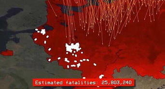 «Первая мультипликационная Ядерная война»: пользователи Сети обмениваются роликами ядерных ударов России и США