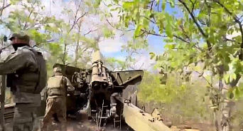 «Выстрел!»: артиллерия ВС РФ уничтожает укрепрайоны ВСУ на Авдеевском направлении – ВИДЕО 