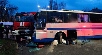 Автобус с детьми из Краснодарского края попал в ДТП в Пятигорске, есть пострадавшие
