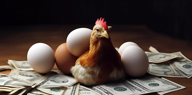 «Я сама снесу яйца за 10$!» В США цены на яйца выросли в 2 раза, жители считают, что это из-за помощи Украине