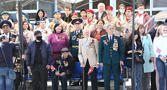На Кубани в День Победы прошли парады в трёх городах